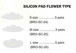 Silicone Pad Flower Type (BRO-SC)
